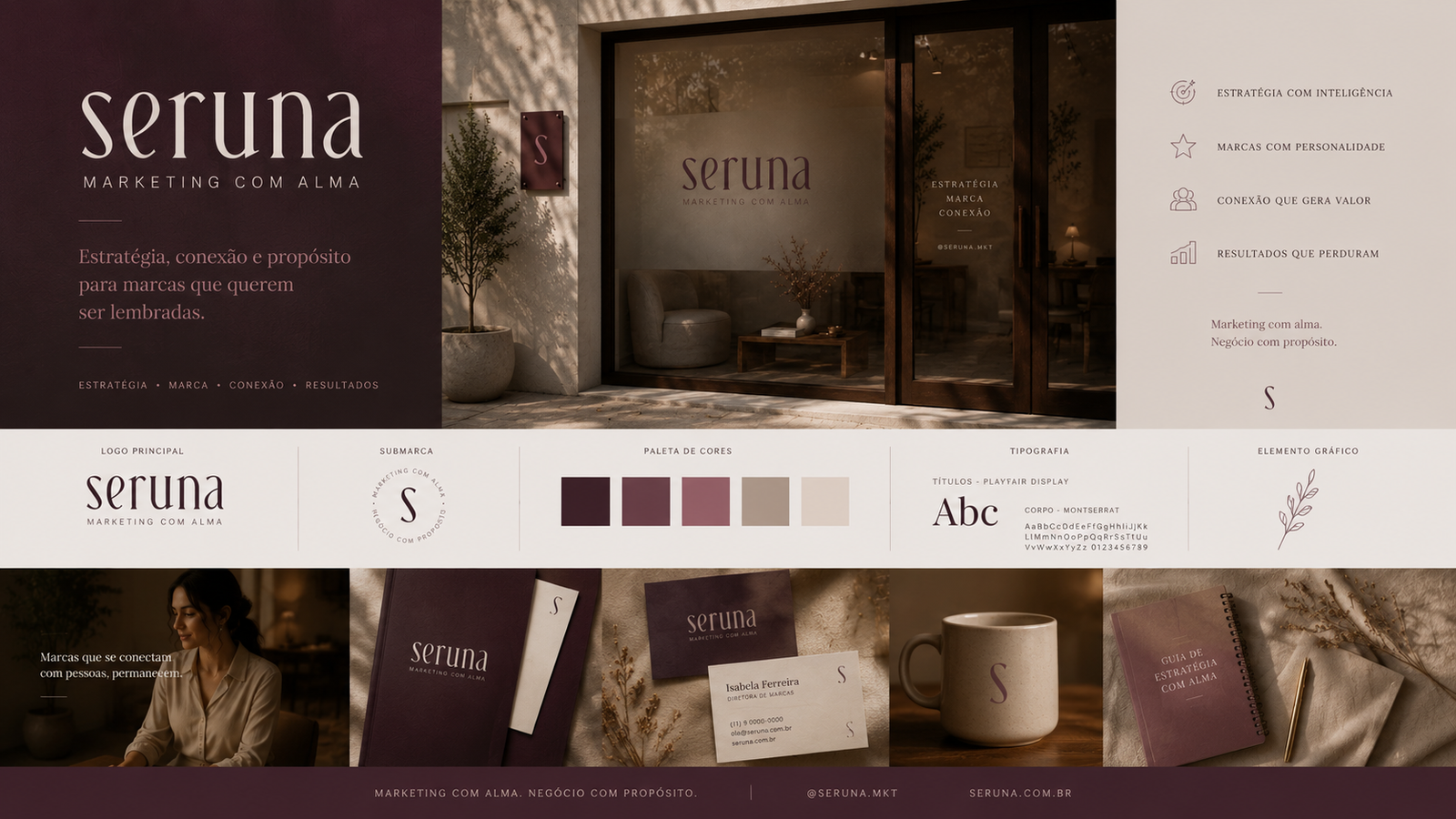 Seruna Brand Identity by Enhanzi Dubai